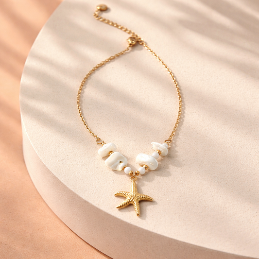 Starfish anklet