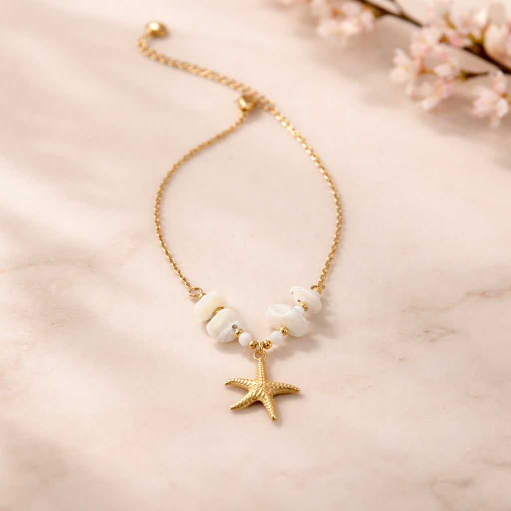 Starfish anklet