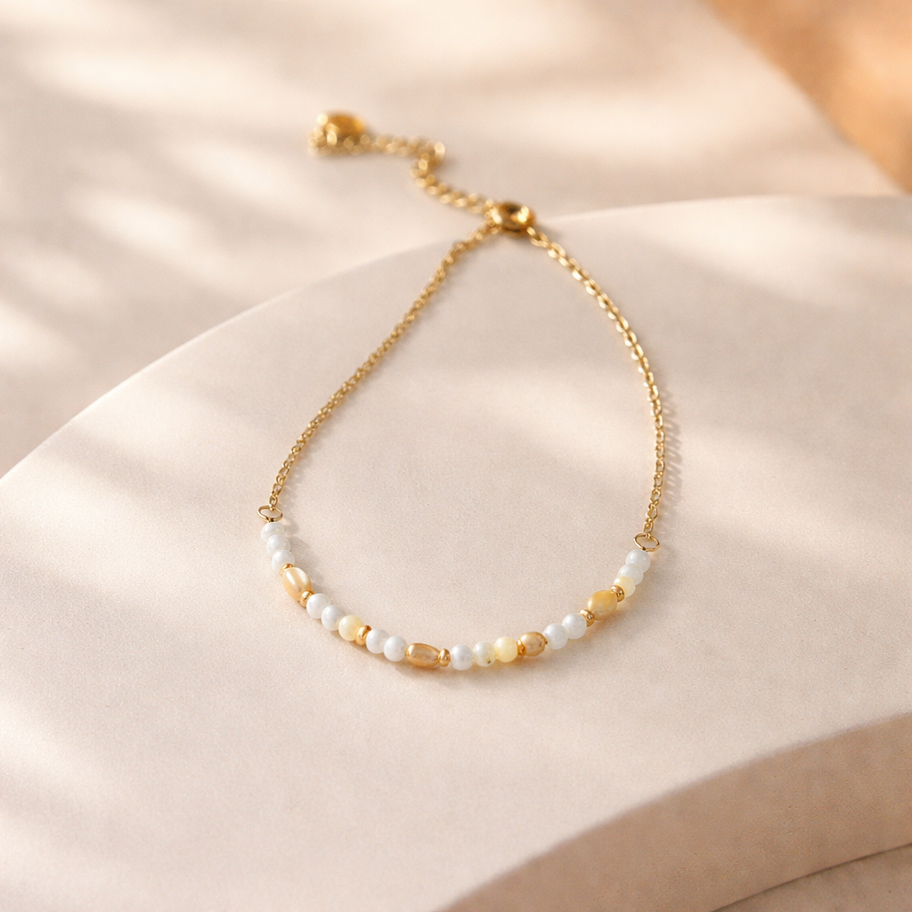 Poppy anklet