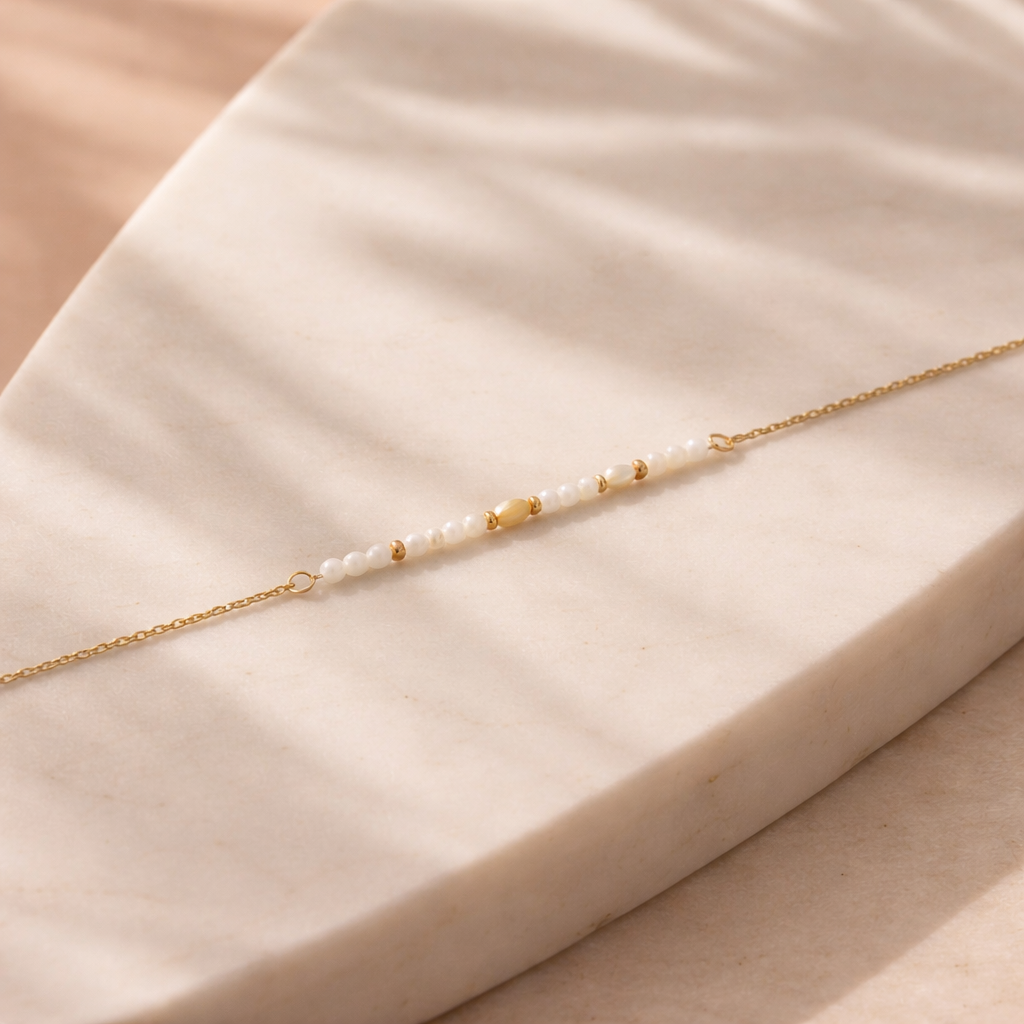 Poppy anklet