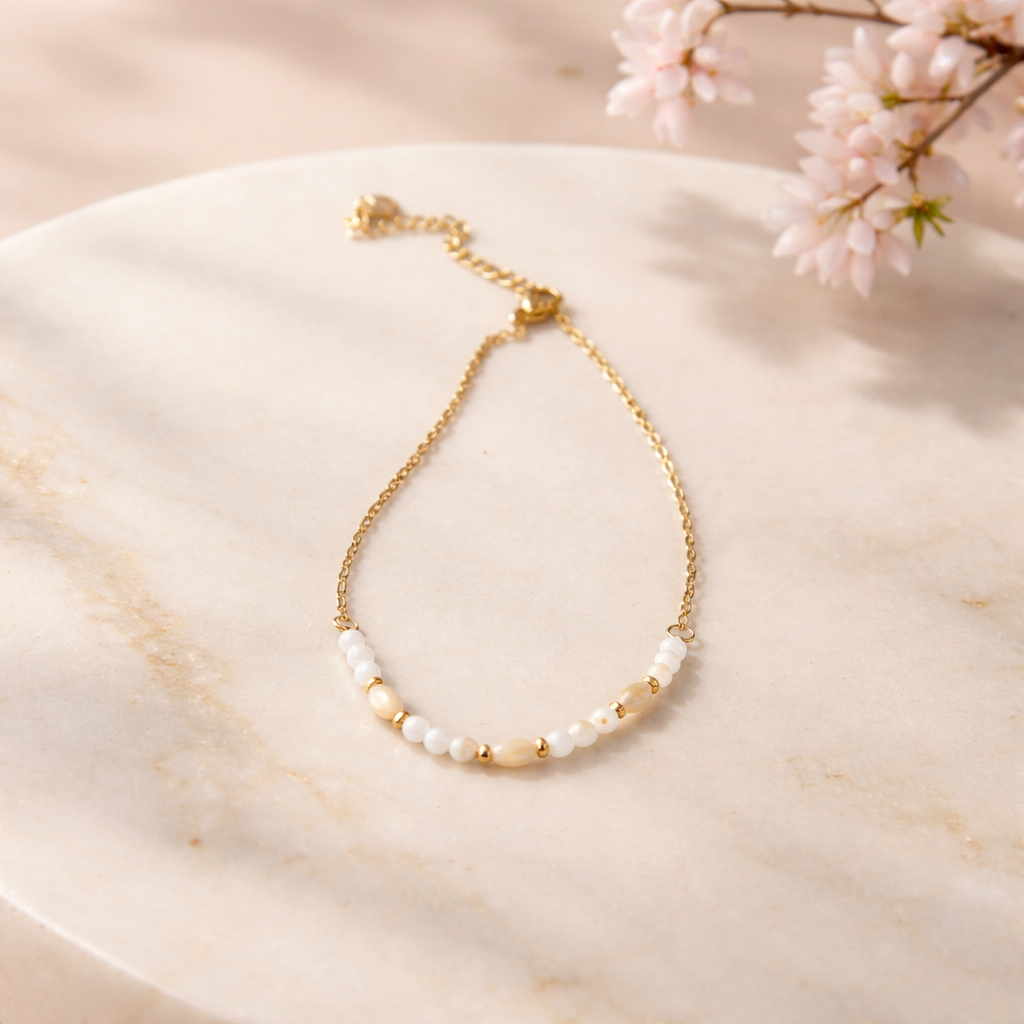 Poppy anklet