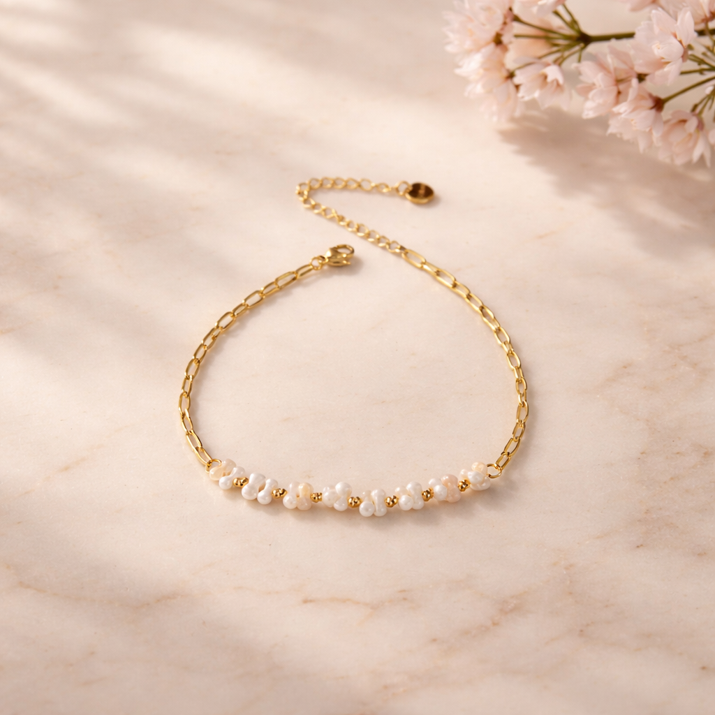 Poppy anklet