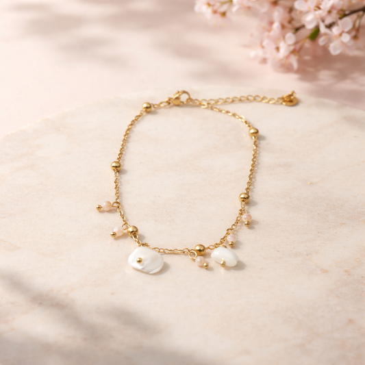 Gerbera anklet