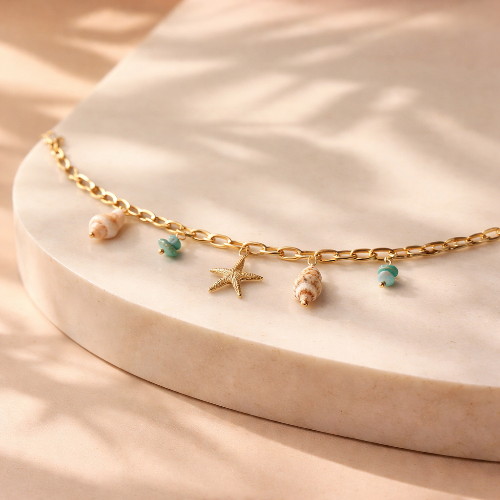 Tenedos anklet