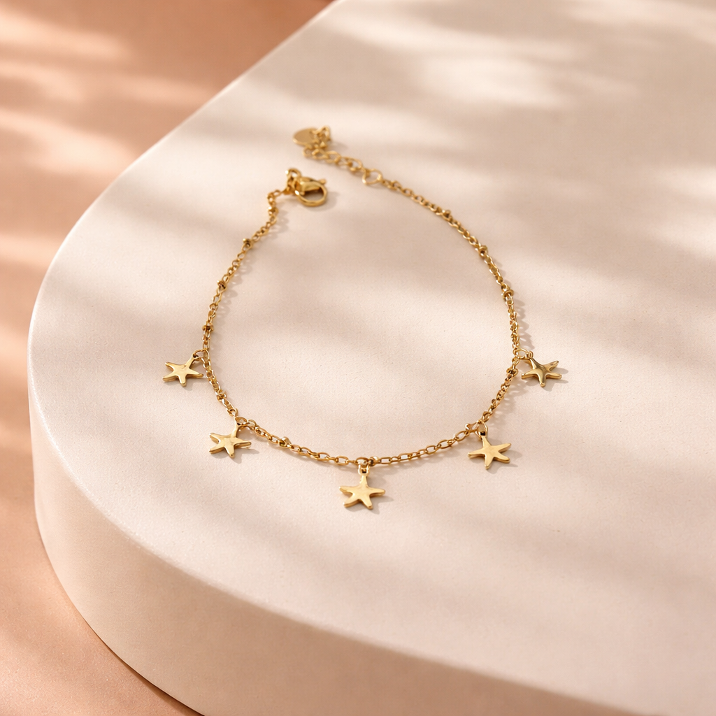 Starfishes anklet