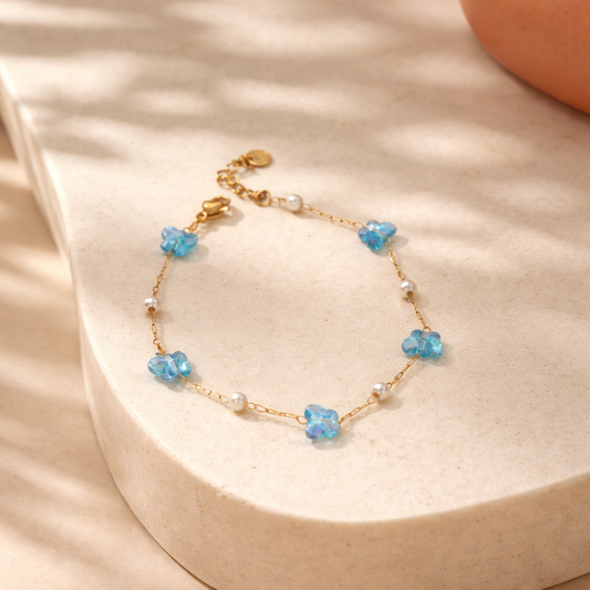Butterfly anklet