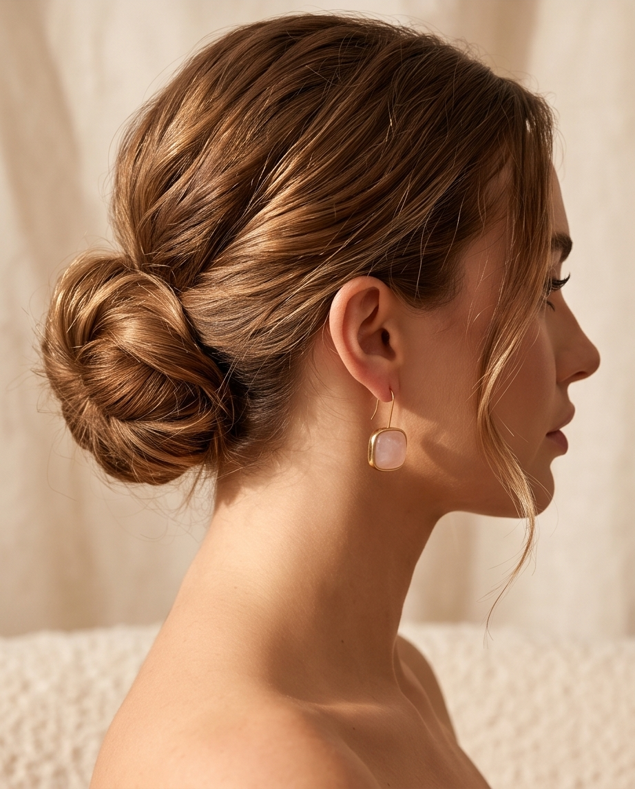 Christy earrings (light pink)