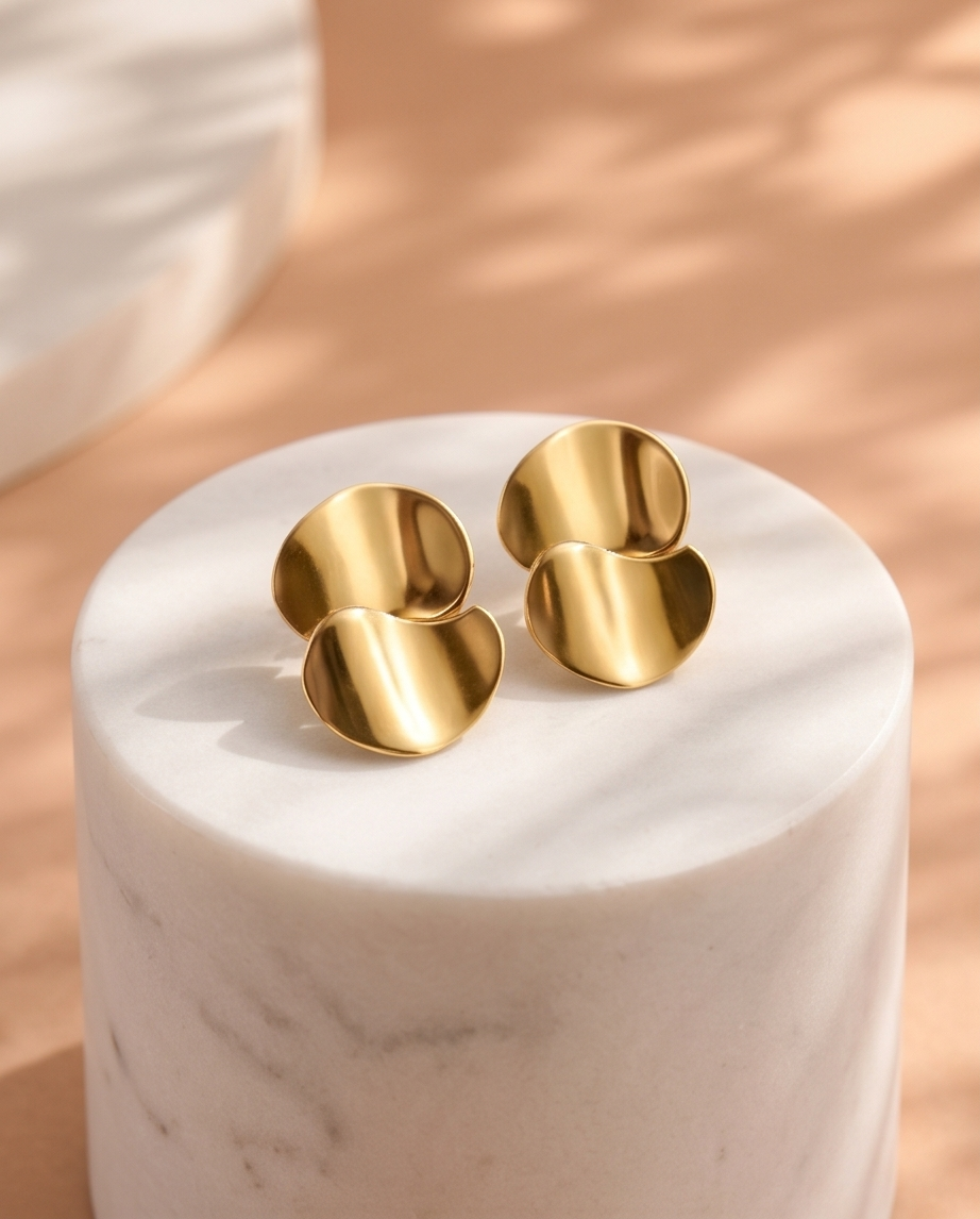 Chios earrings (gold)