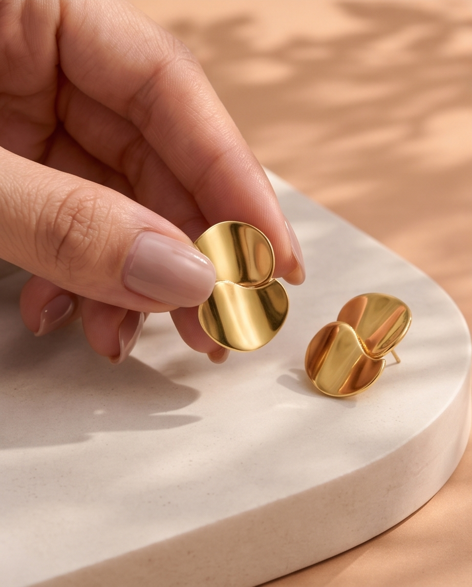 Chios earrings (gold)