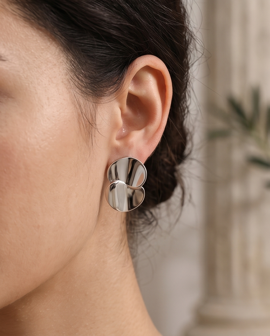 Chios earrings (silver)