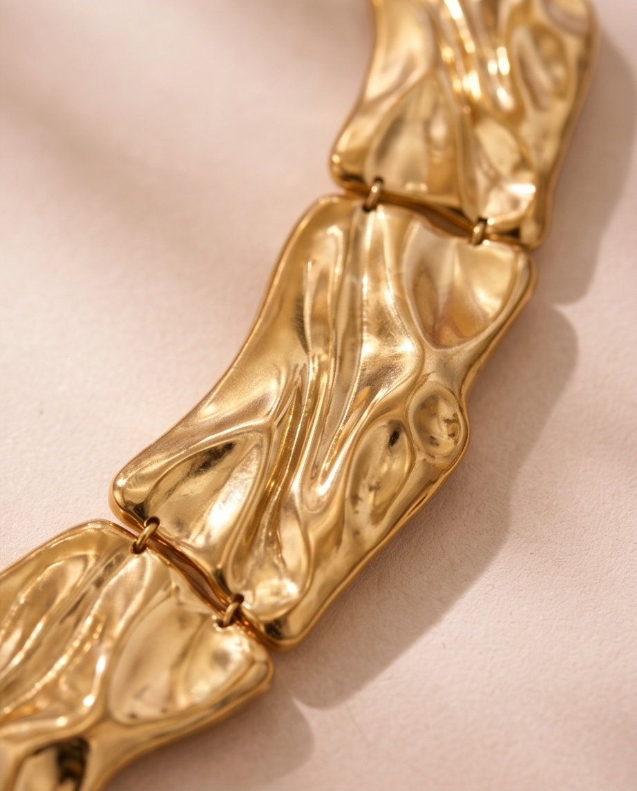 Zamia necklace ( gold)