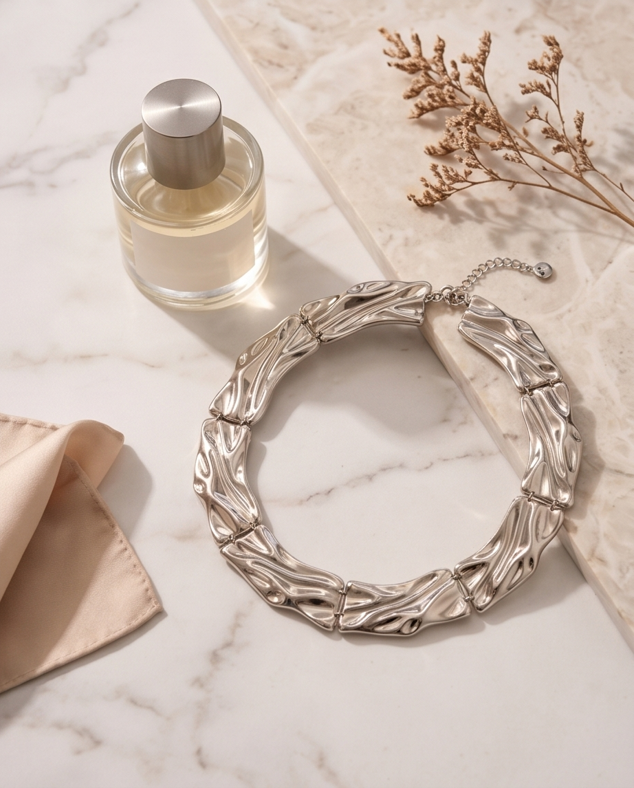 Zamia necklace (silver)