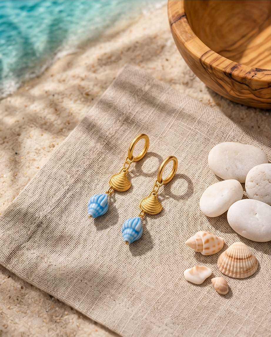 Oceania earrings (gold)