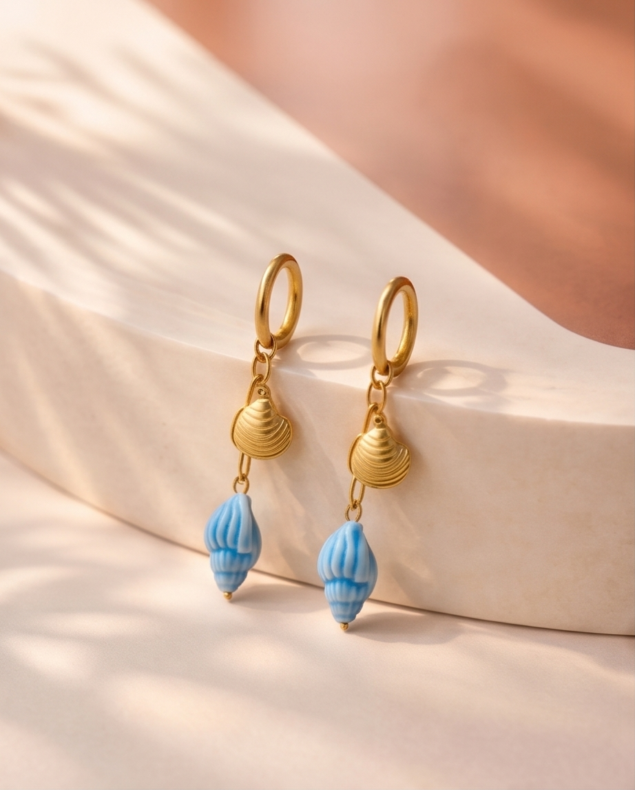 Oceania earrings (gold)