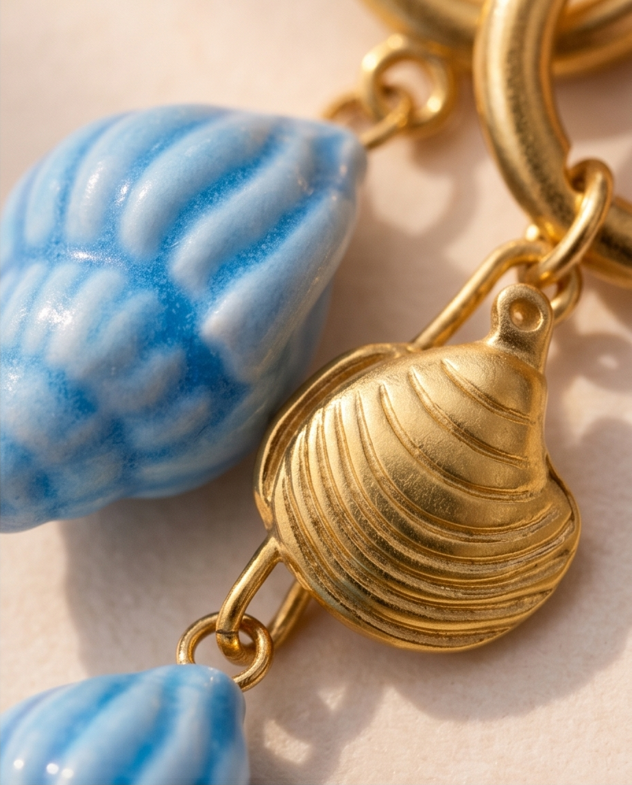 Oceania earrings (gold)
