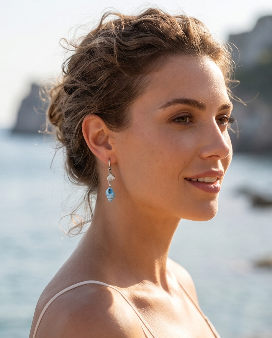 Oceania earrings (silver)