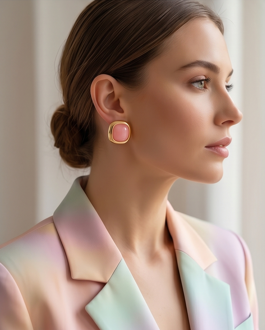 Diana earrings (pink)